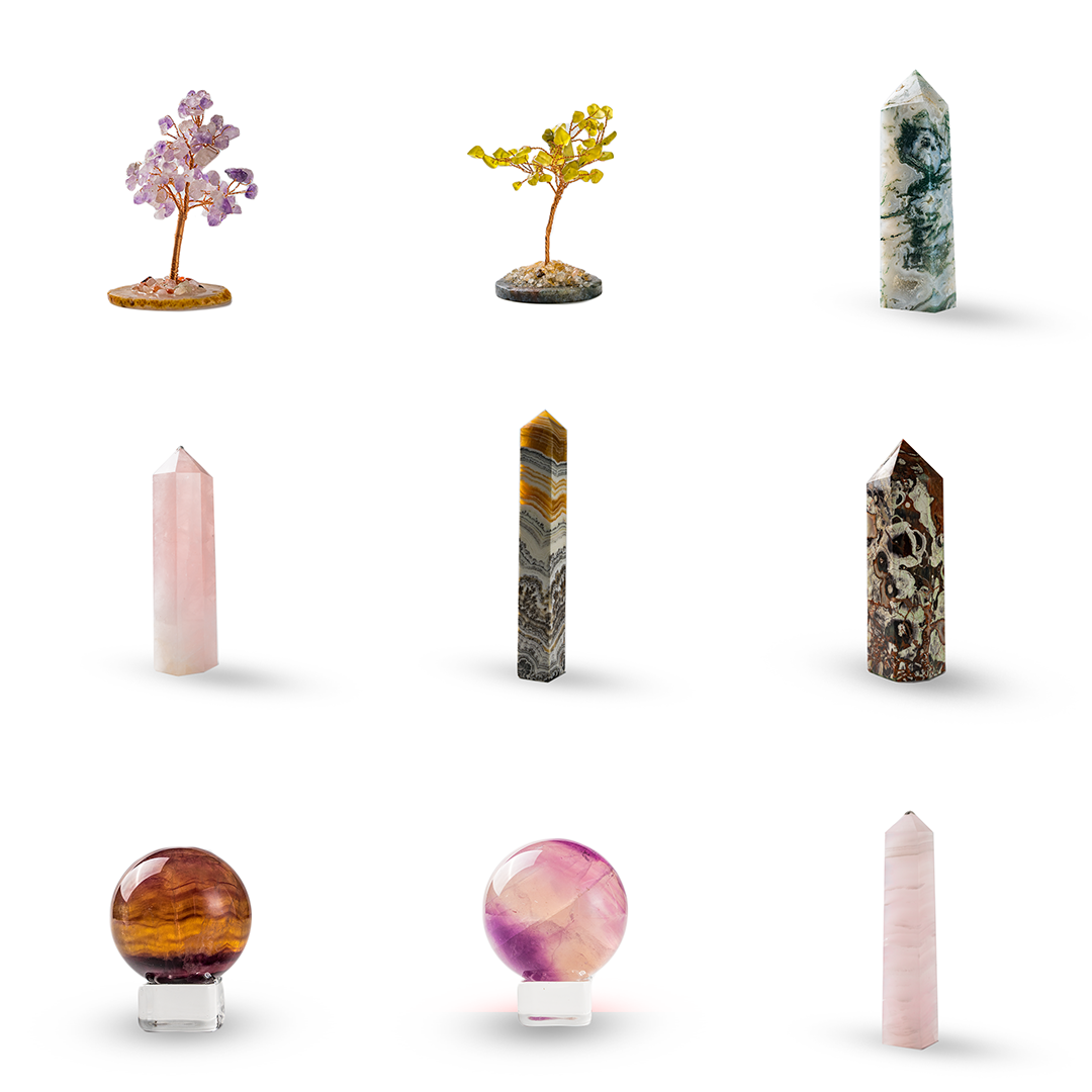 Crystal Good Luck Energy Set